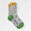Noosa Recycelte Crew Socken - Graumeliert
