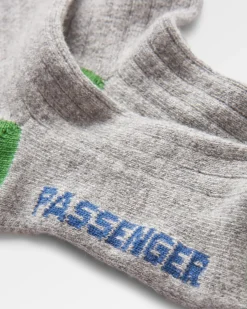 Noosa Recycelte Crew Socken - Graumeliert