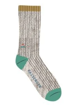 Noosa Recycelte Crew Socken - Graumeliert
