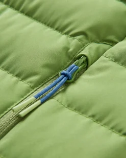Northstar Daunenweste aus recyceltem Material - Sattes Marineblau/Birnengrün/Arktis