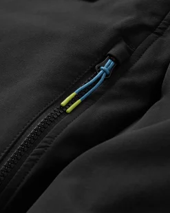 Ocean Recycelte Softshell-Jacke - Schwarz