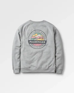Odyssey Bio-Baumwoll-Sweatshirt - Mittelgrau Meliert