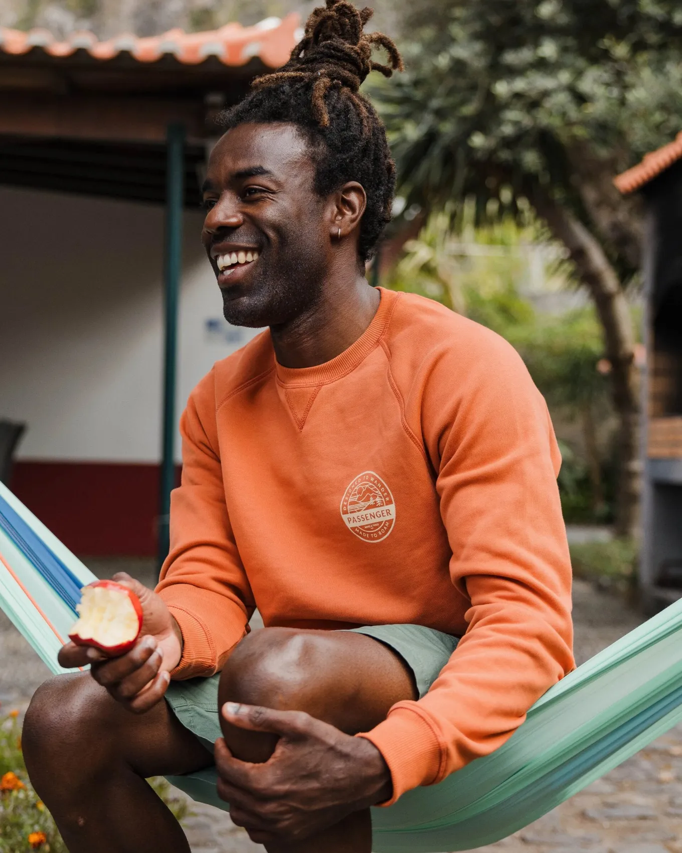 Odyssey Bio-Baumwoll-Sweatshirt - Gebranntes Orange