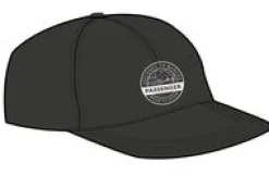 Odyssey Recycelte 5-Panel-Kappe - Schwarz