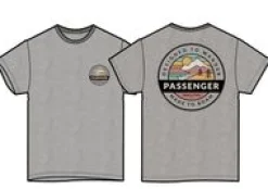 Odyssey Recyceltes Baumwoll-T-Shirt - Graumeliert