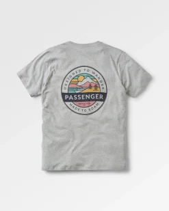 Odyssey Recyceltes Baumwoll-T-Shirt - Graumeliert