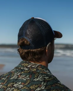 Odyssey Trucker Kappe - Sattes Marineblau/Gummi