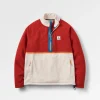 Off Trail recycelter Grid-Polarfleece - Rotocker/Birke