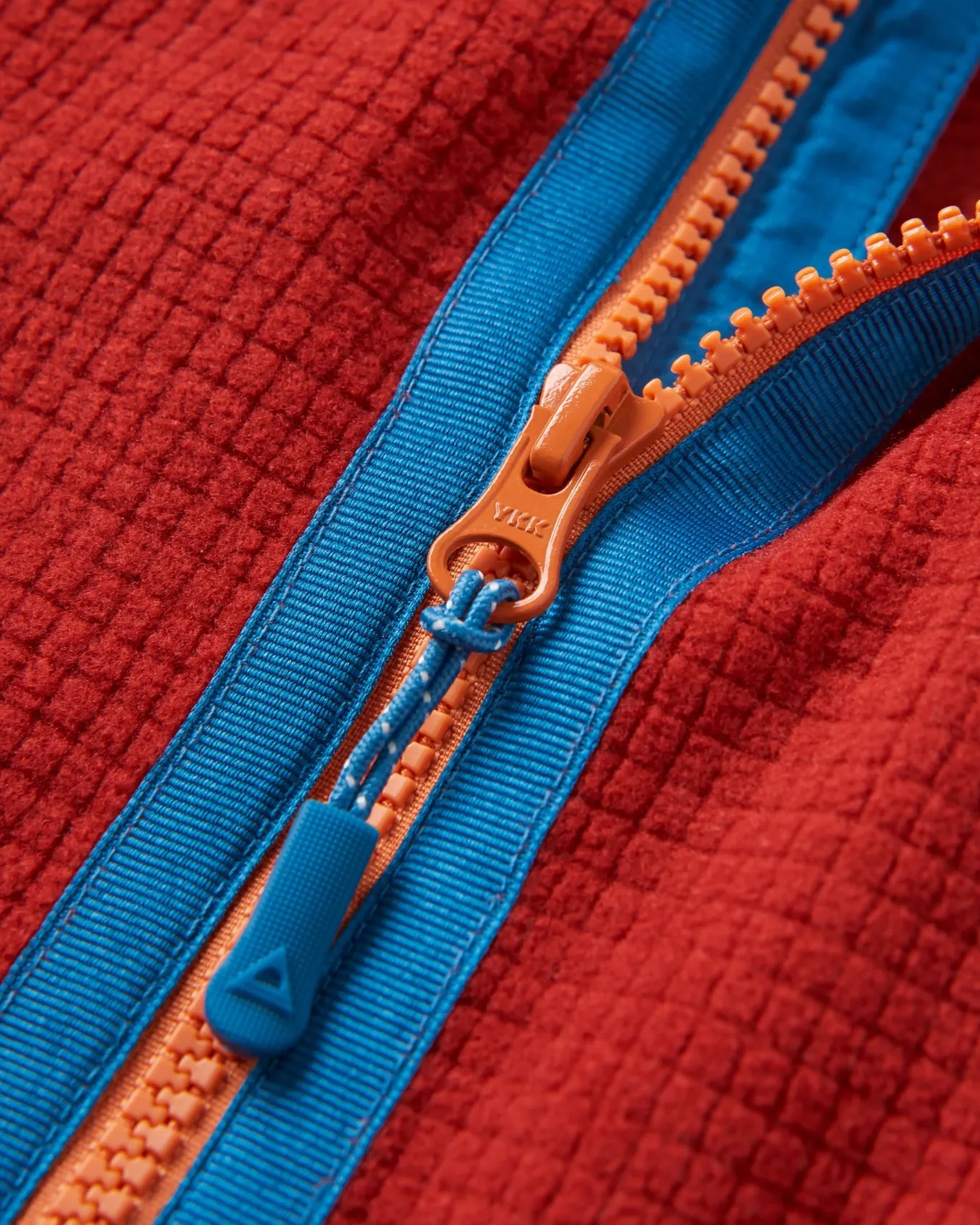 Off Trail recycelter Grid-Polarfleece - Rotocker/Birke