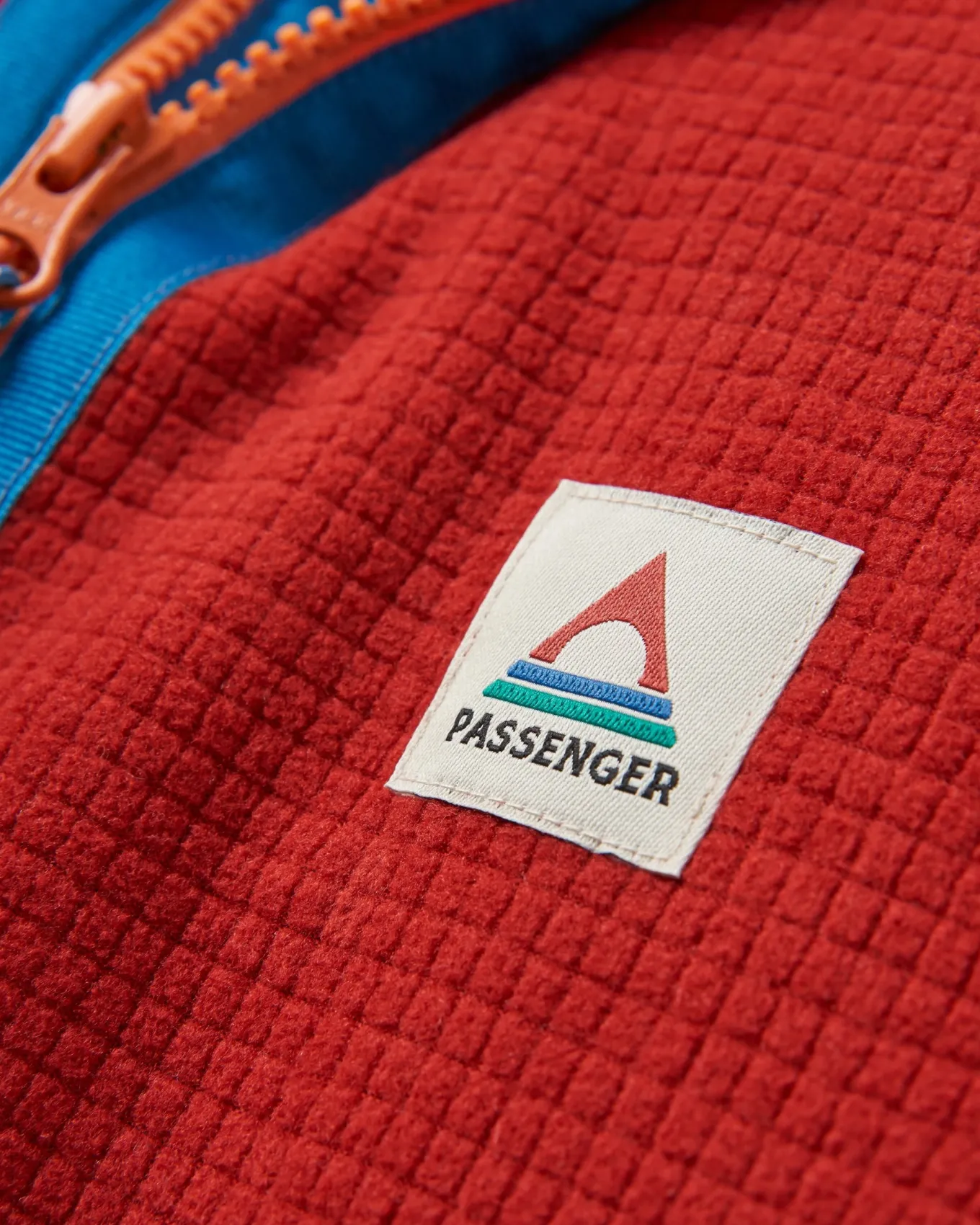 Off Trail recycelter Grid-Polarfleece - Rotocker/Birke