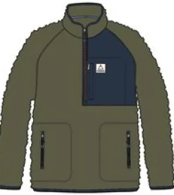 Offgrid 2.0 1/2 Zip Recyceltes Sherpa-Fleece - Khaki