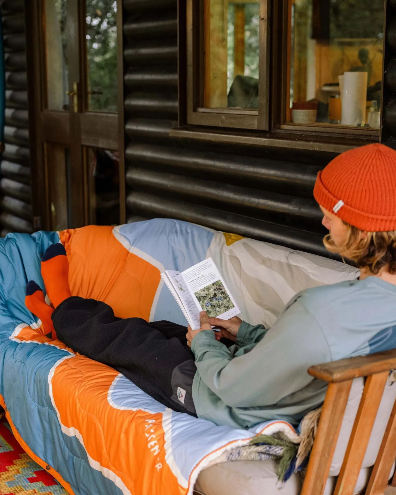 Offgrid recycelte Sherpa-Fleece-Jogginghose - Schwarz