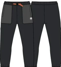Offgrid recycelte Sherpa-Fleece-Jogginghose - Schwarz