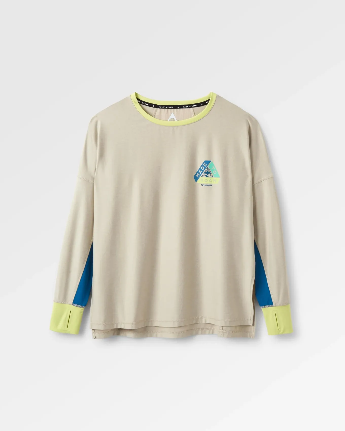Pacifica recyceltes aktiv Langarmshirt - Birke meliert