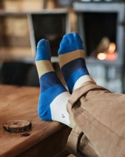 Panorama Bio-Mittelschwere Rundstricksocken - Szenischer Toffee