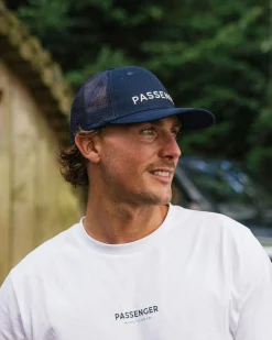 Passenger recycelte Baumwoll-Trucker-Kappe - Tiefes Marineblau