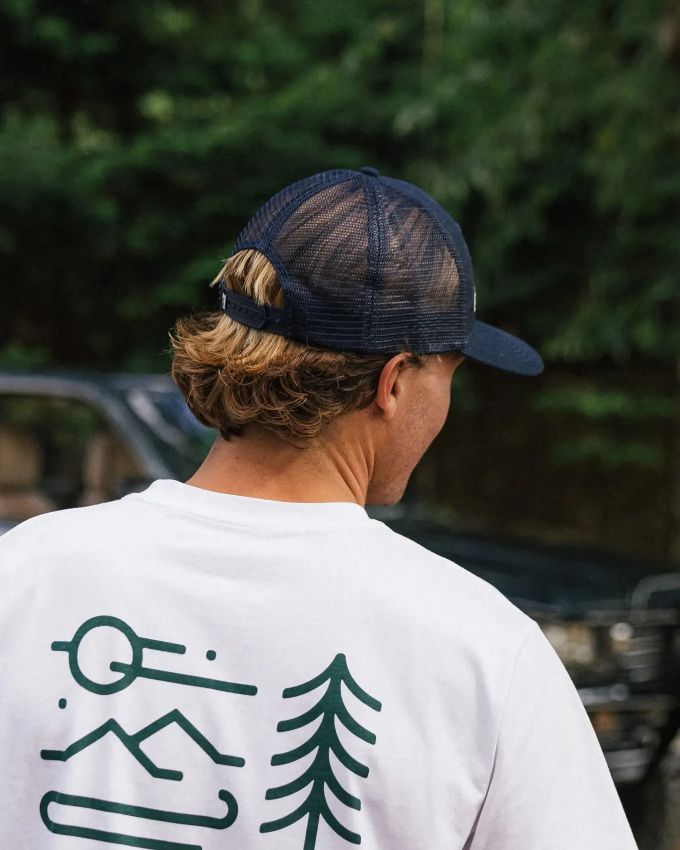Passenger recycelte Baumwoll-Trucker-Kappe - Tiefes Marineblau