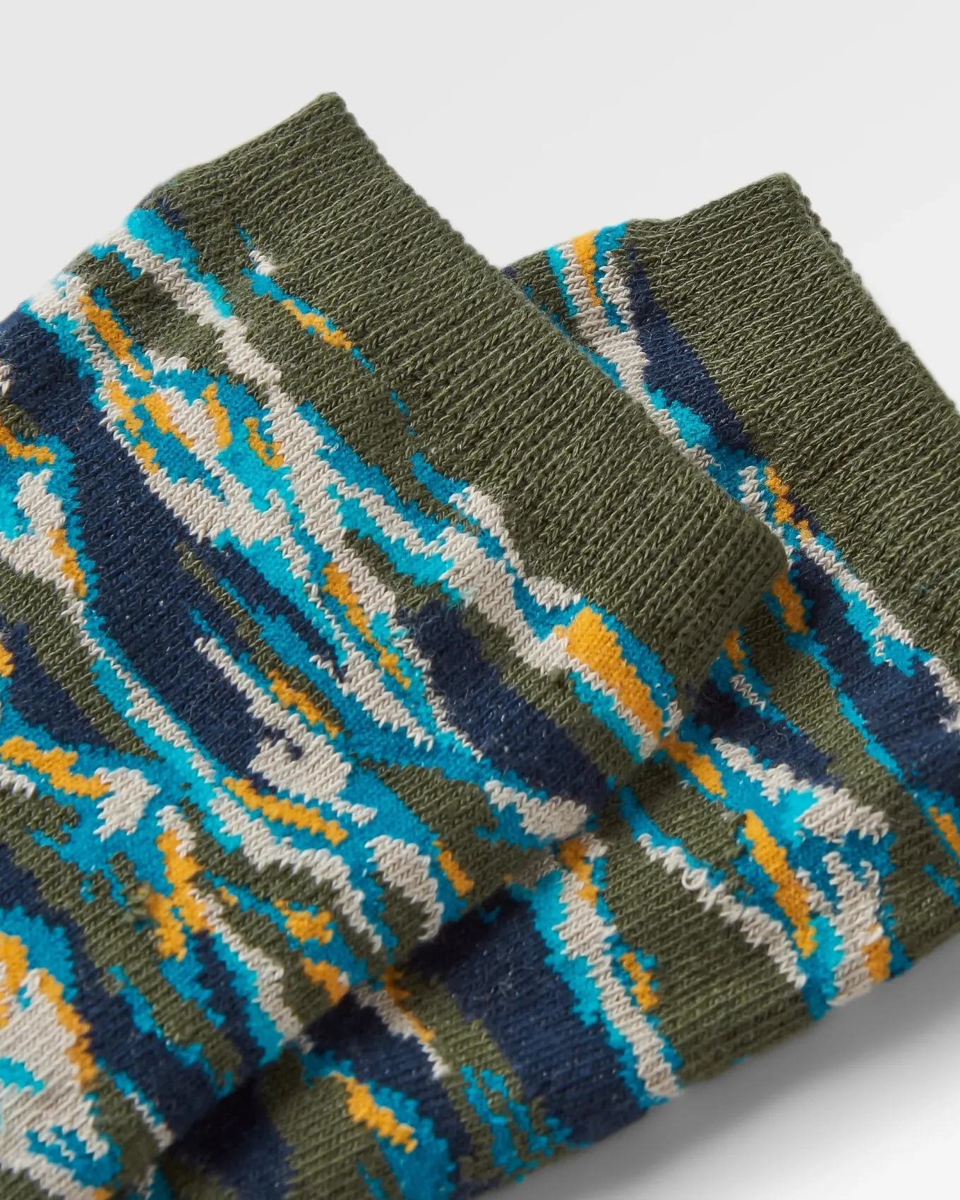 Peak Bio Crew Socken aus mittelschwerem Stoff - Khaki