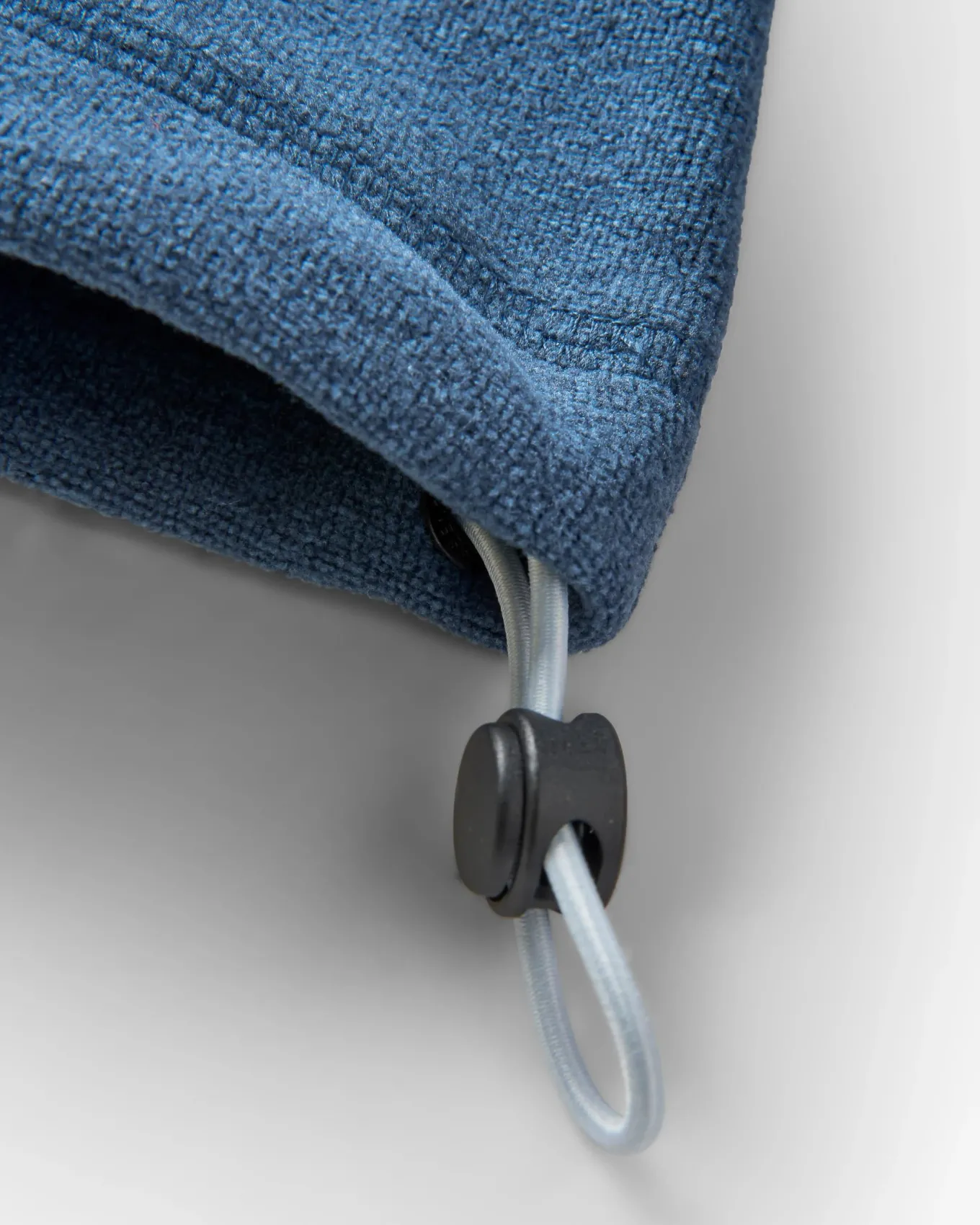 Pinegrove recyceltes Polartec® Fleece Hoodie - Dunkel Meliertes Denim