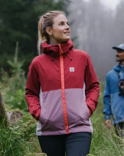Rainstorm recycelte wasserdichte Jacke - Waldbeere/Beere