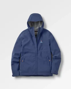 Rainstorm recycelte wasserdichte Jacke - Tiefes Marineblau
