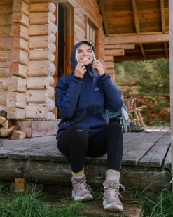 Rainstorm recycelte wasserdichte Jacke - Tiefes Marineblau