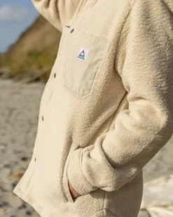 Rappel Recyceltes Sherpa Oversized Hemd - Hafermehl