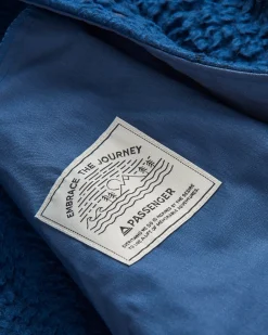 Rappel Recyceltes Sherpa Oversized Hemd - Dunkler Denim