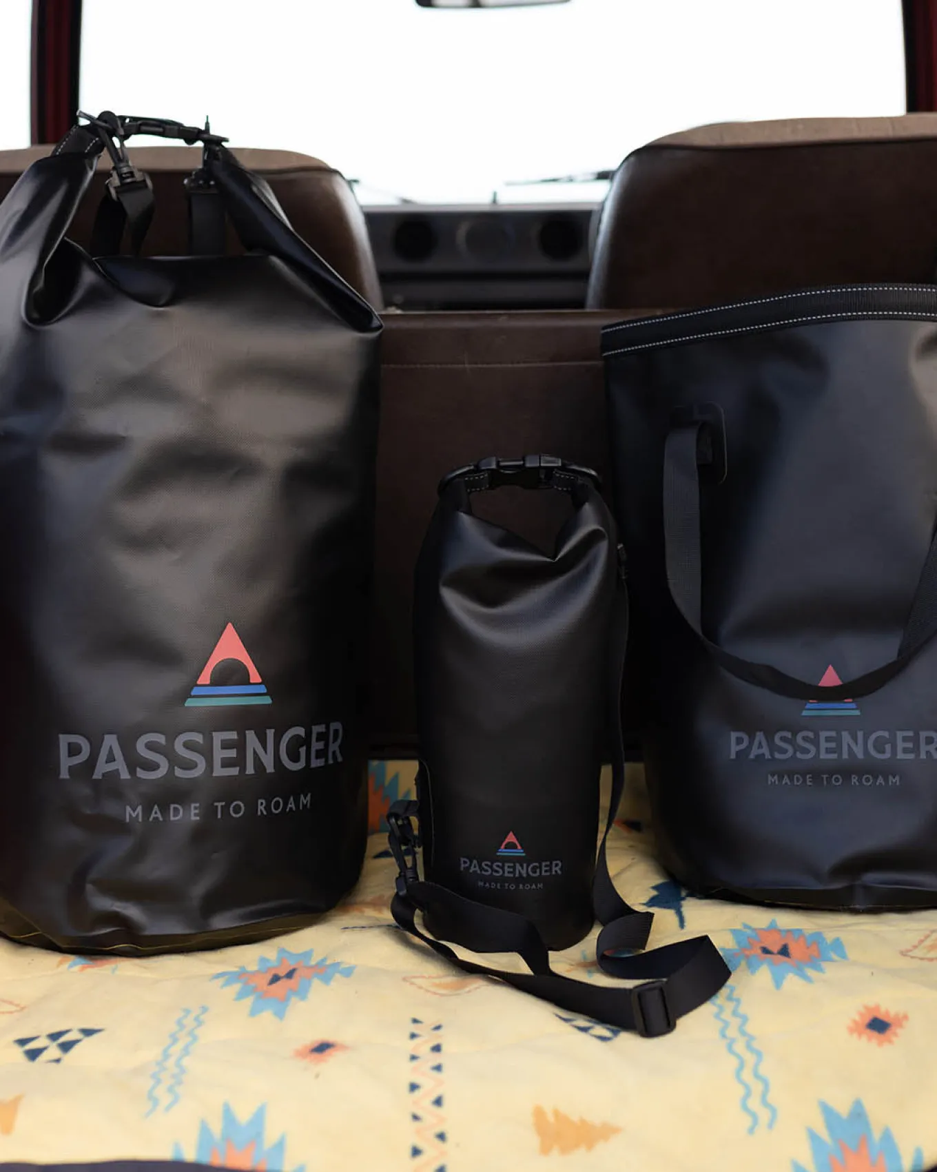 Recycelte Eimertasche - Schwarz