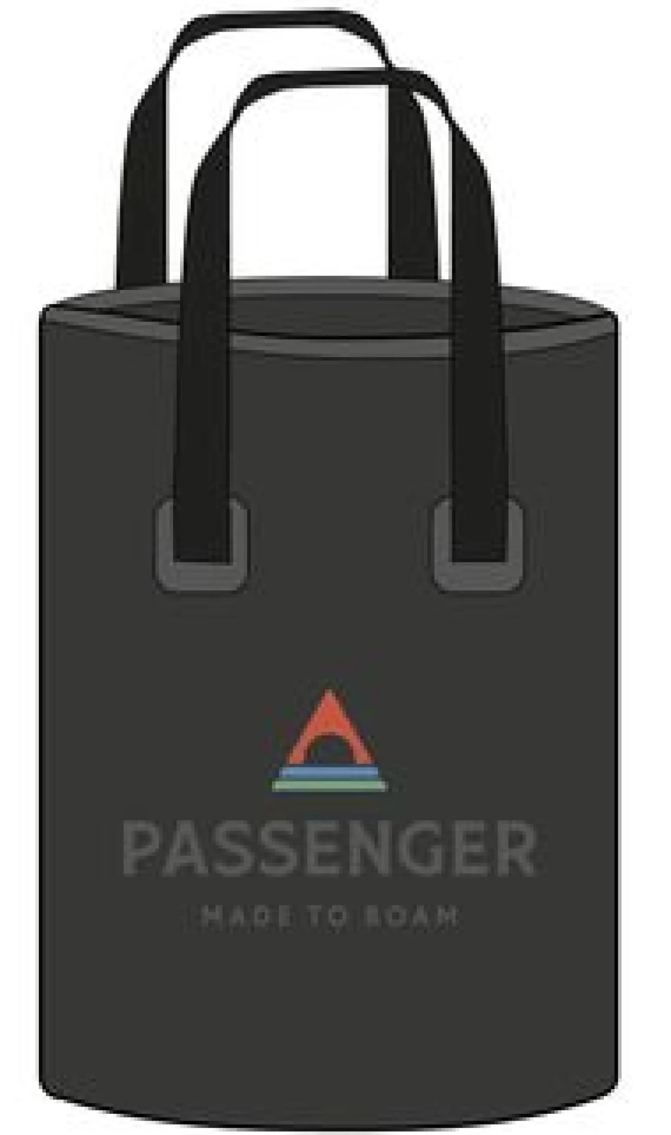 Recycelte Eimertasche - Schwarz