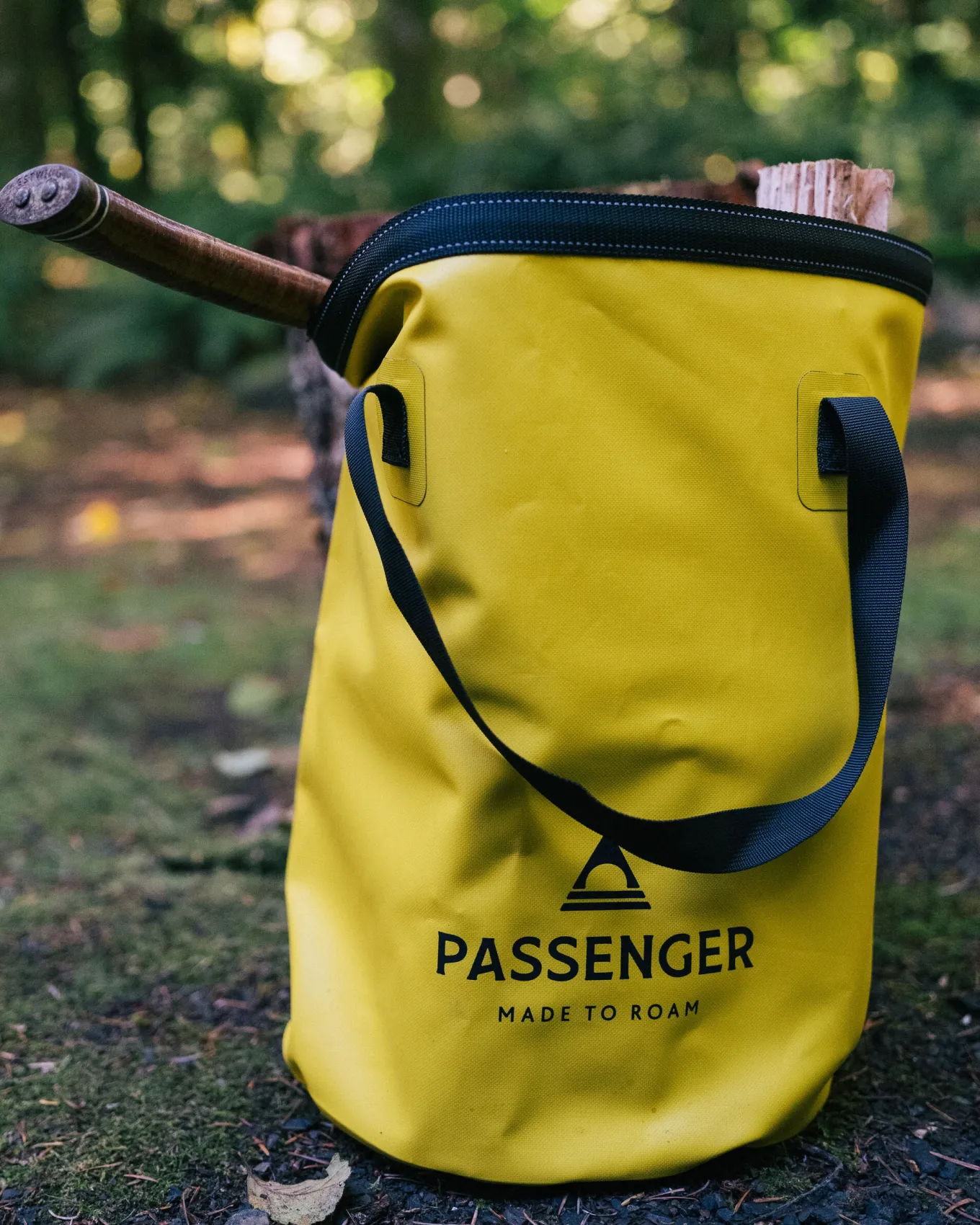 Recycelte 20L Eimer Tasche - Löwenzahngelb