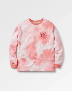 Rediscover Bio-Baulwoll Sweatshirt - Batike Muschelrosa