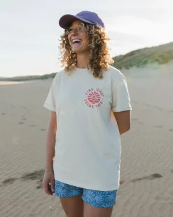 Rediscover recyceltes Baumwoll T-Shirt - Birke