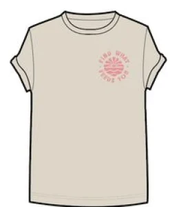 Rediscover recyceltes Baumwoll T-Shirt - Birke