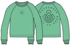 Remote Sweatshirt aus recycelter Baumwolle - Grüne Fichte