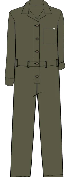 Resonate 2.0 Bio-Baumwoll Overall - Khaki