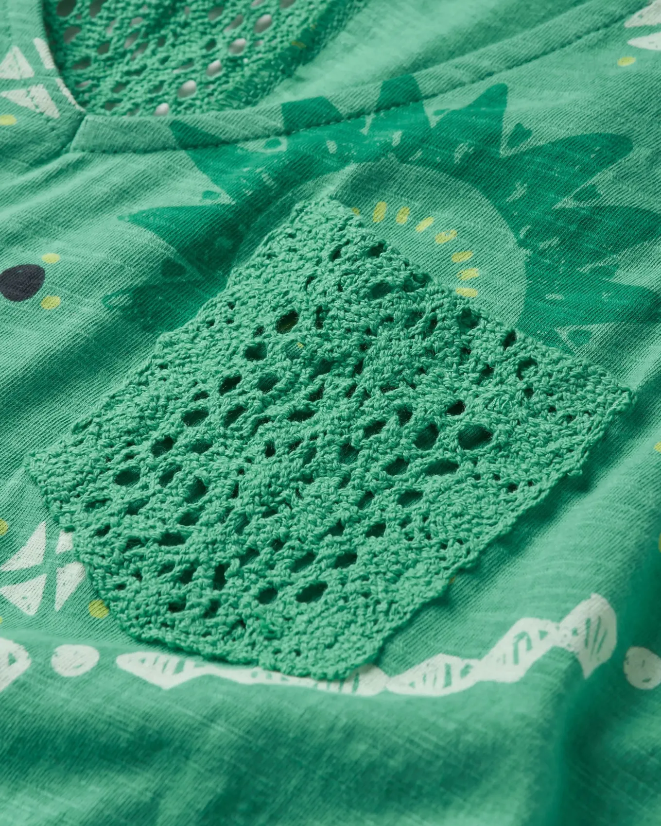 Rivergate recyceltes Baumwollkleid - Sonnige Grüne Fichte