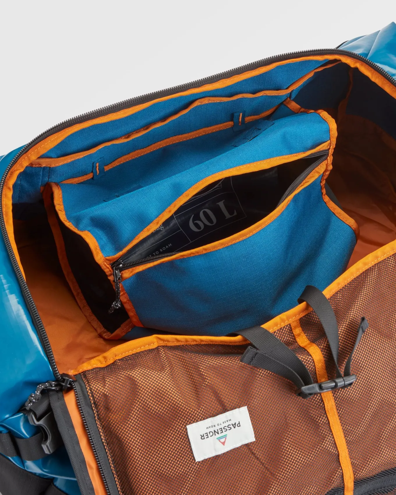 Roamer Recycelte 60L Reisetasche - Gezeitenblau