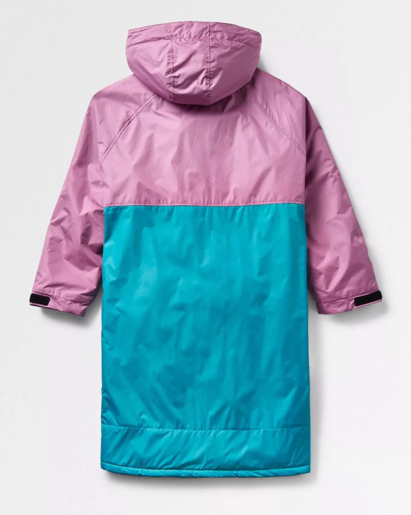 Roaming recycelter Sherpa-Surfponcho - Viridiangrün/Orchidee