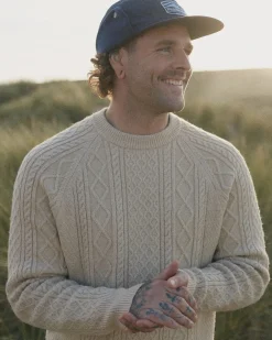Sandbar Kabelstrickpullover - Stein