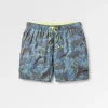 Sandune Wandershorts - Abstrakte Seealge Pistazie