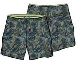 Sandune Wandershorts - Abstrakte Seealge Pistazie