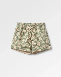 Santosa Bio-Baumwolle Cord-Shorts - Seegras Pistazie
