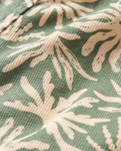 Santosa Bio-Baumwolle Cord-Shorts - Seegras Pistazie