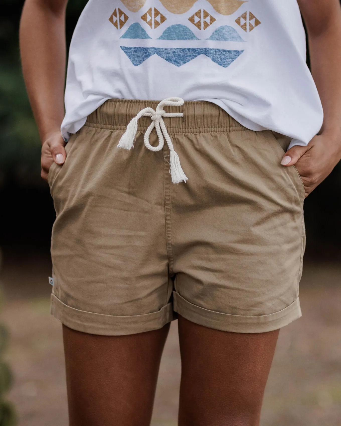 Santosa Twill Short - Biskuit
