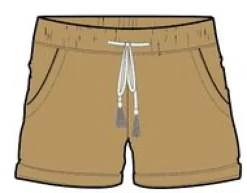 Santosa Twill Short - Biskuit