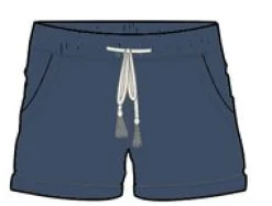 Santosa Twill Short - Blauer Schatten
