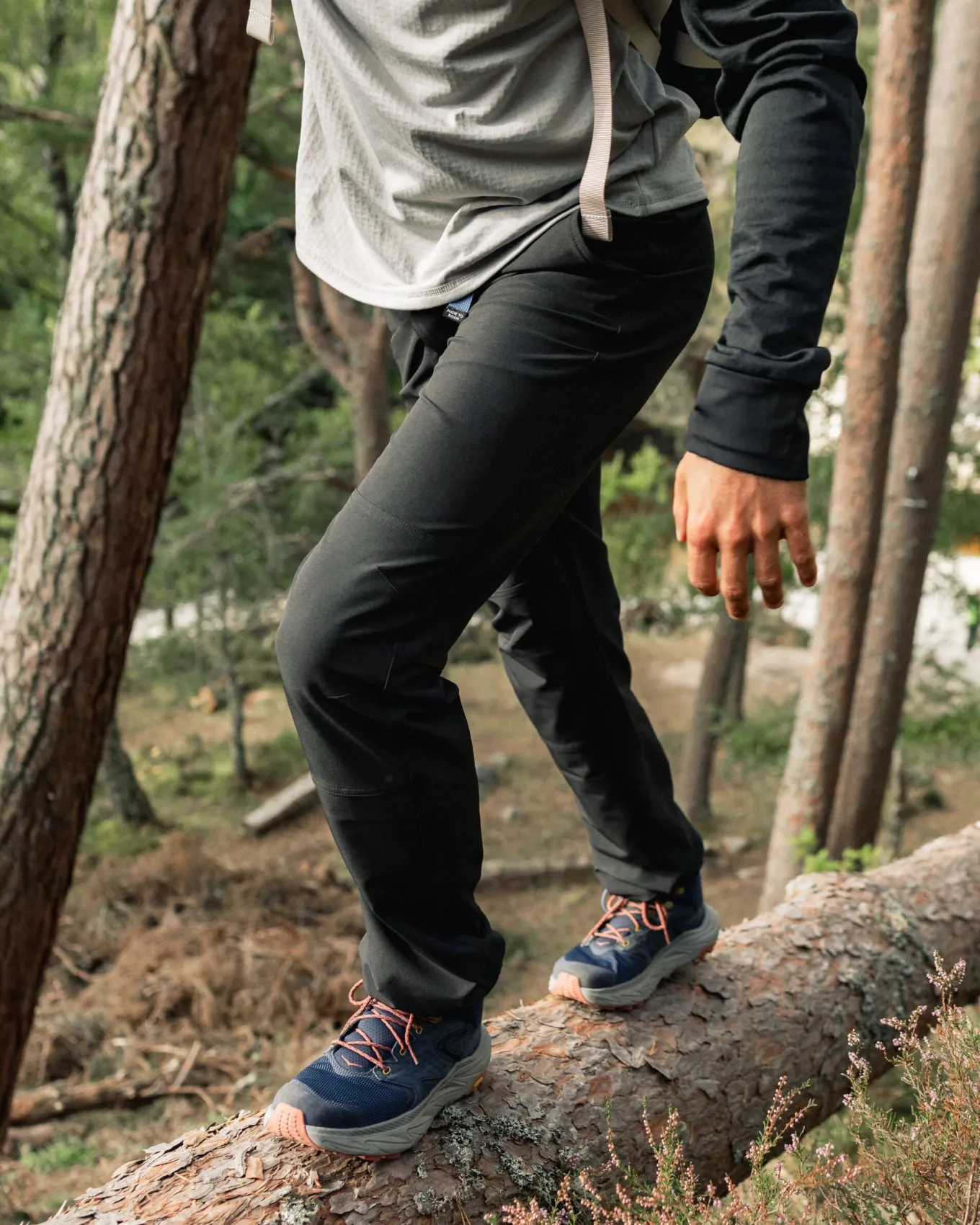 Scrambler Recycelte Softshell-Hose - Schwarz