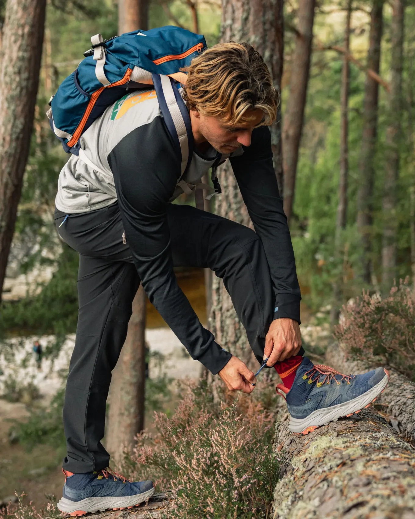 Scrambler Recycelte Softshell-Hose - Schwarz