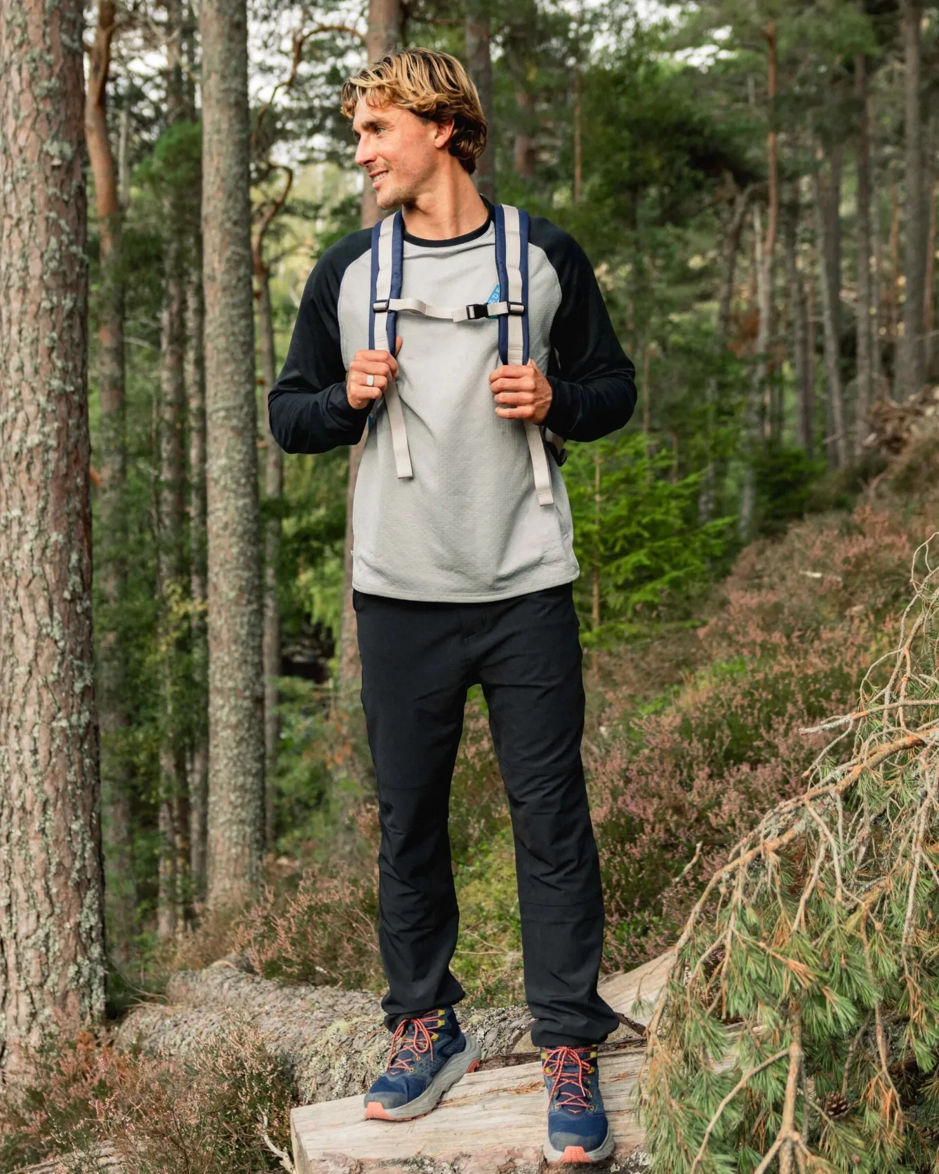 Scrambler Recycelte Softshell-Hose - Schwarz